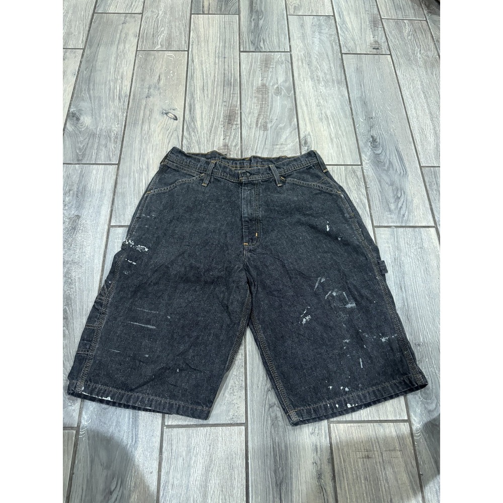 Ralph Lauren Men's Black Carpenter Denim Shorts Size 30